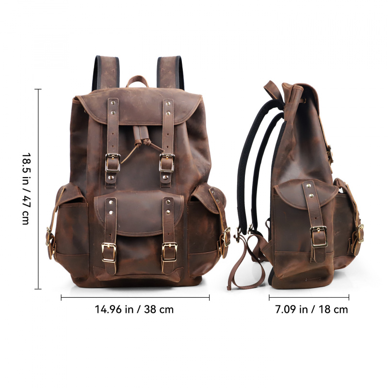 New Arrivals Leather Backpack  - Leather Backpack Vintage incelemesi ve fiyatı