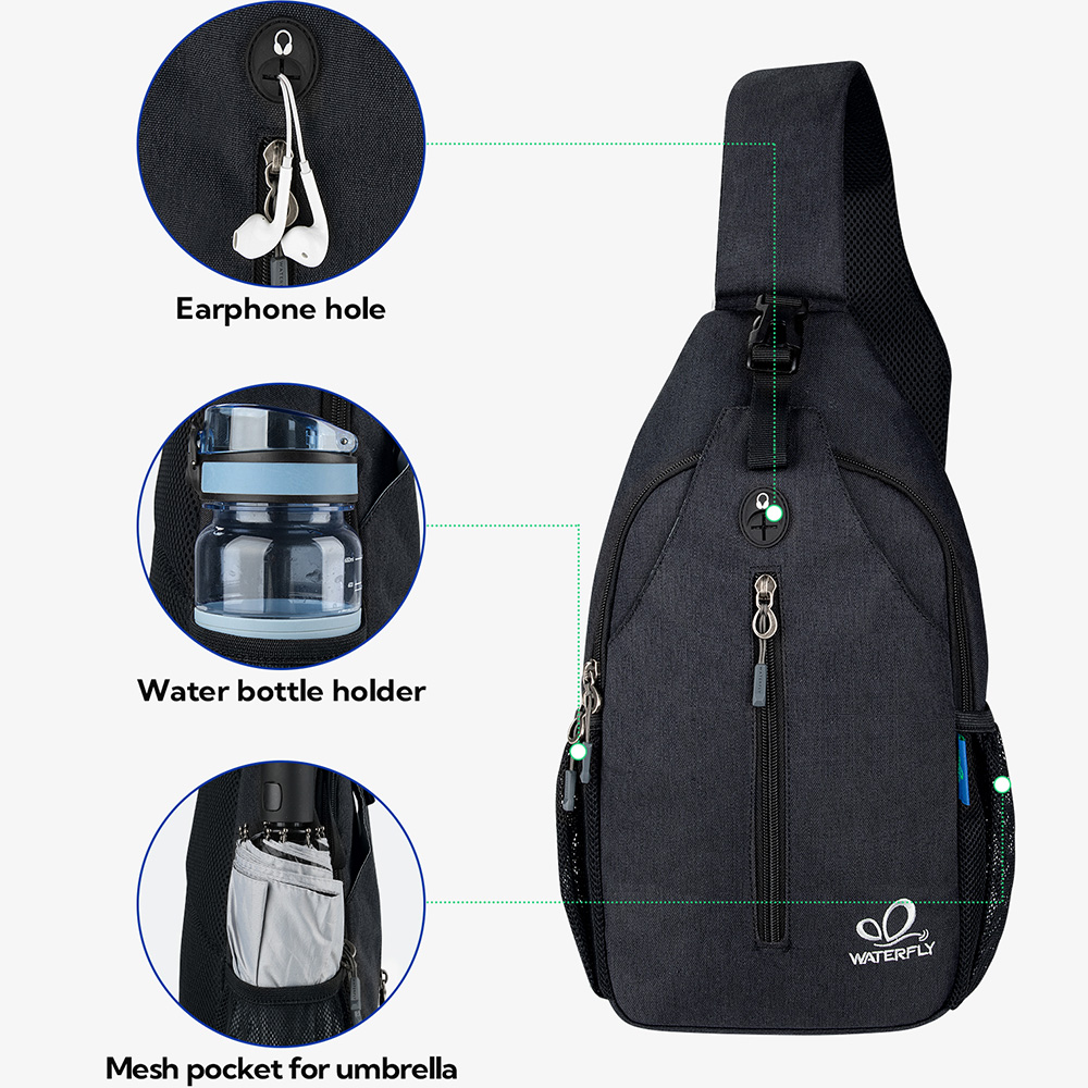 WATERFLY Crossbody Sling Bag C - Sling Backpack Shoulder incelemesi ve fiyatı