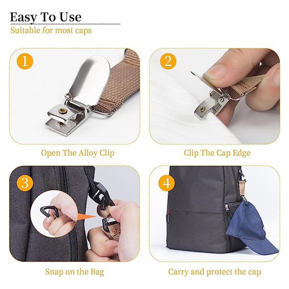 12.5cm Travel Handbag Hat Clip - Backpack Insert Organizer incelemesi ve fiyatı