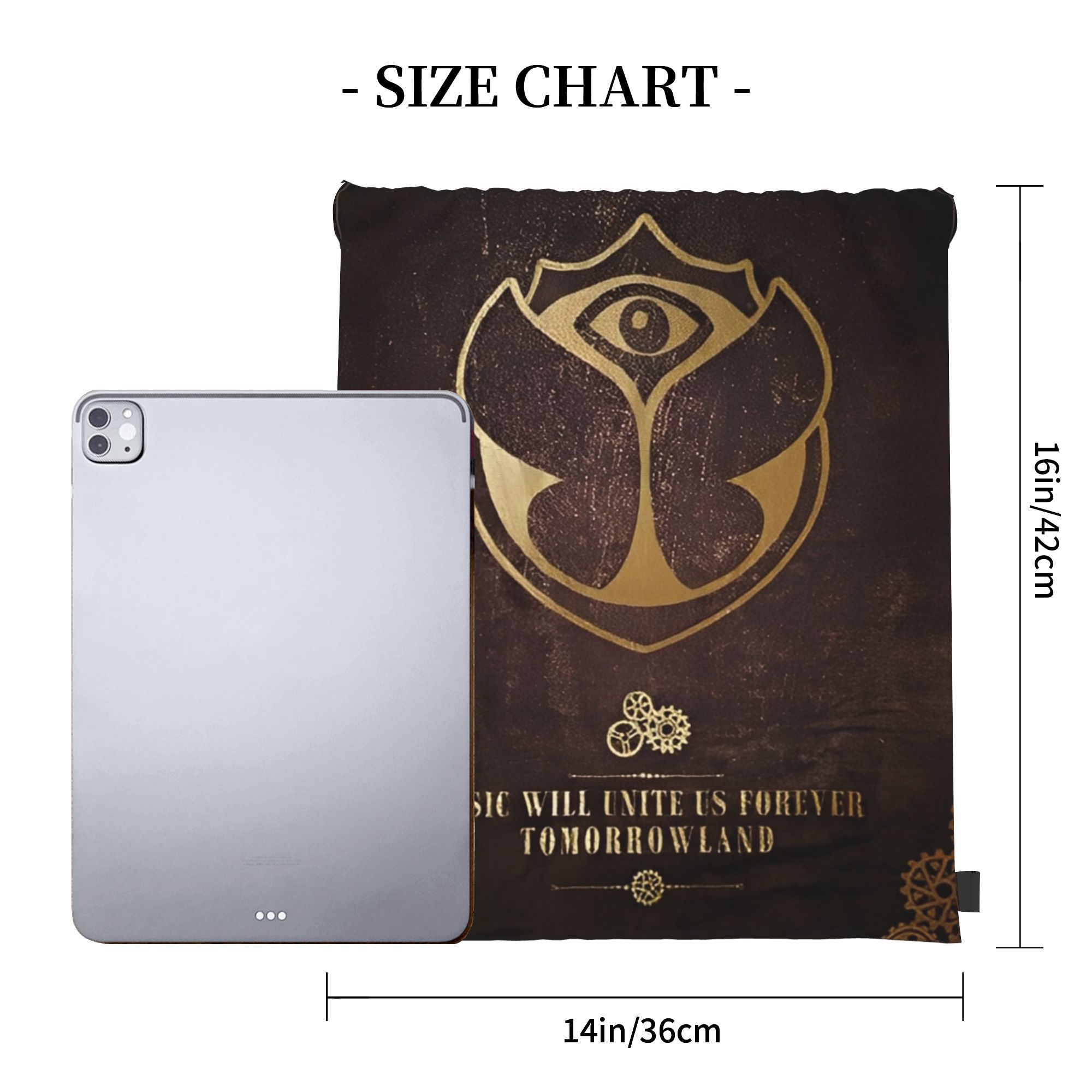 Tomorrowlands  Drawstring Bags - Drawstring Gym Bag incelemesi ve fiyatı