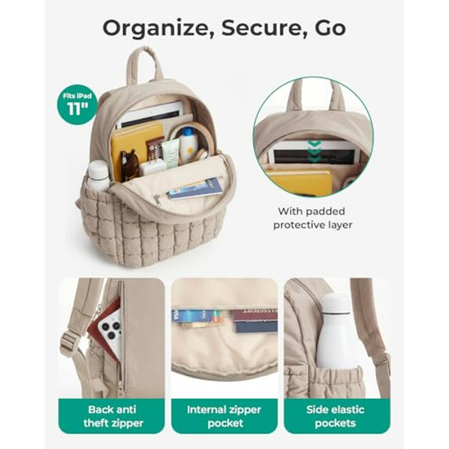 Mini Backpacks for Women, Puff - Mini Backpack Purse incelemesi ve fiyatı
