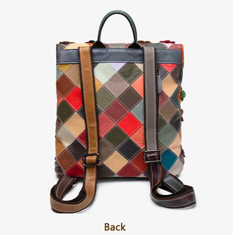 Vintage Women Genuine Leather  - Fashion Backpack Women incelemesi ve fiyatı