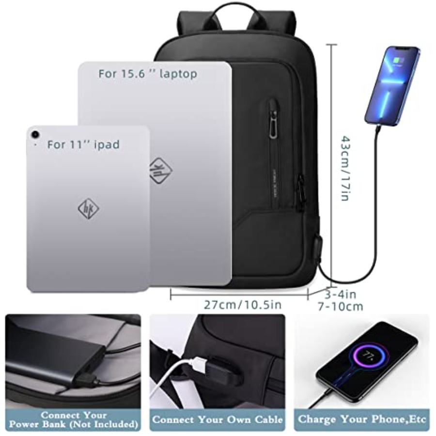 Backpack for Men Business Slim - Travel Backpack Anti Theft incelemesi ve fiyatı