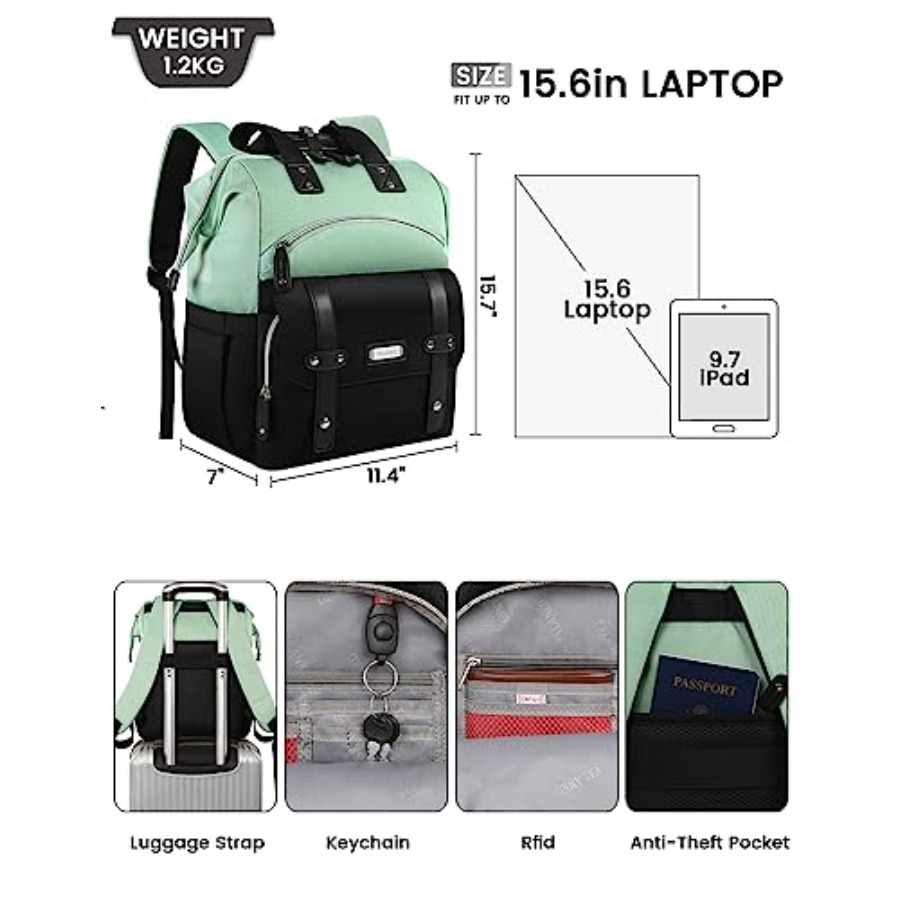 Laptop Backpack for WomenColle - Travel Backpack Anti Theft incelemesi ve fiyatı