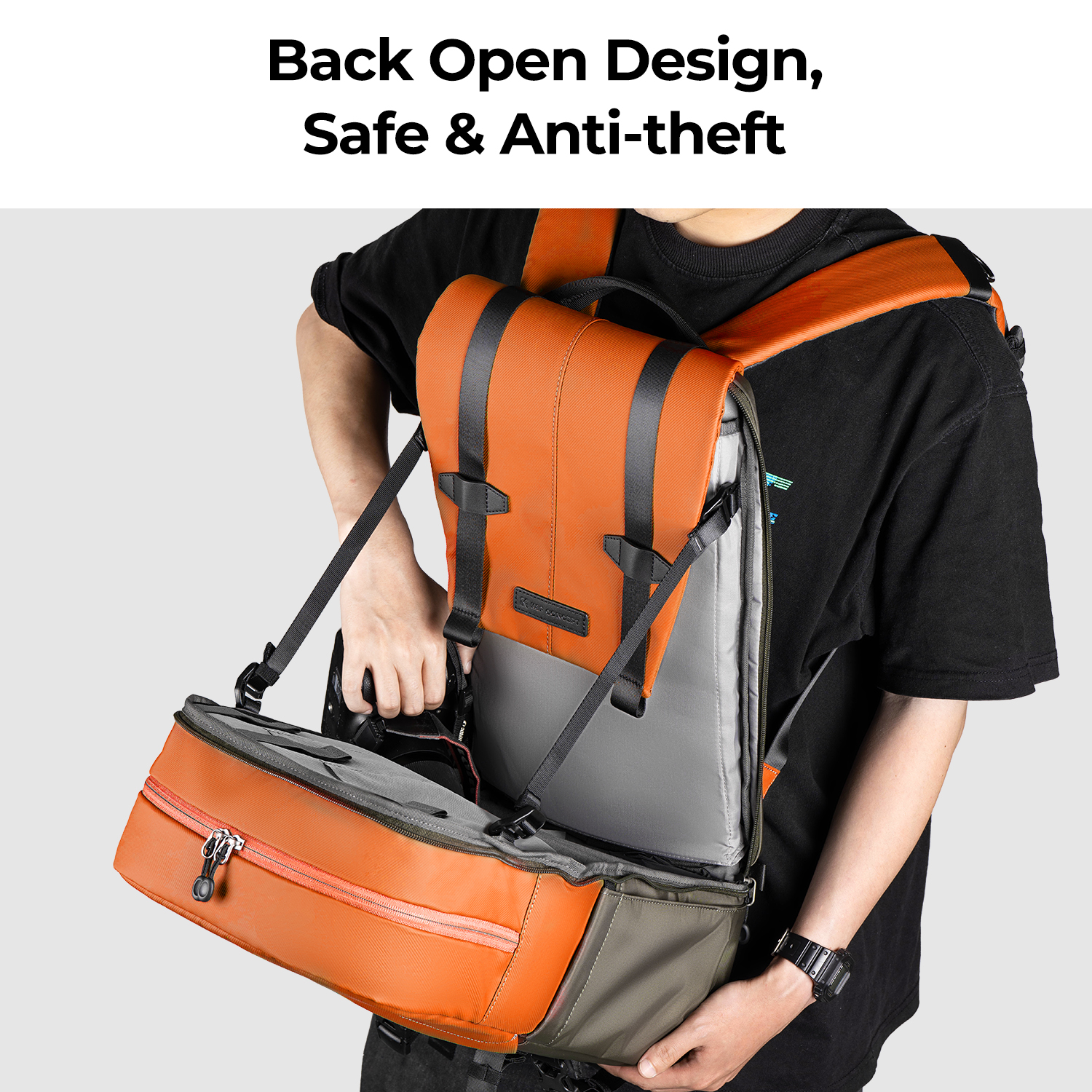 K&F CONCEPT Camera Backpack Tr - Laptop Backpack 15.6 incelemesi ve fiyatı
