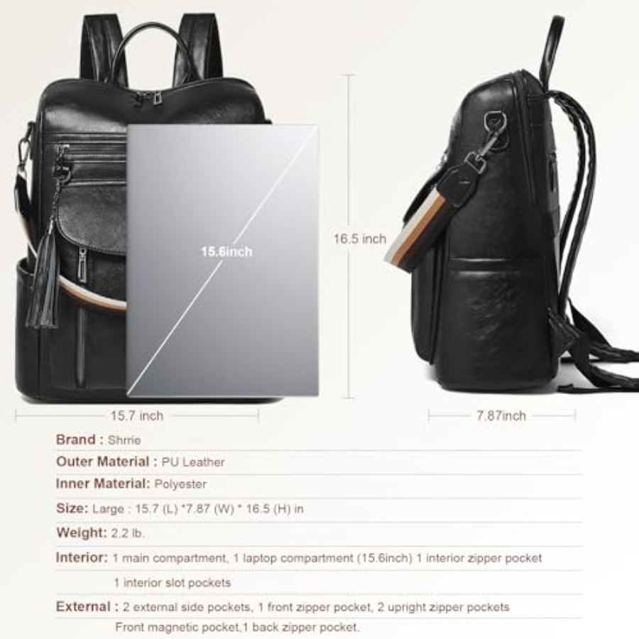 Laptop Backpack for Women 15.6 - Laptop Backpack 15.6 incelemesi ve fiyatı