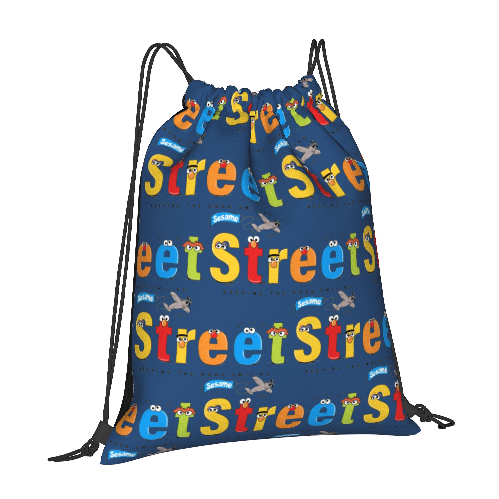 Custom Cookie Monster Drawstri - Drawstring Gym Bag incelemesi ve fiyatı