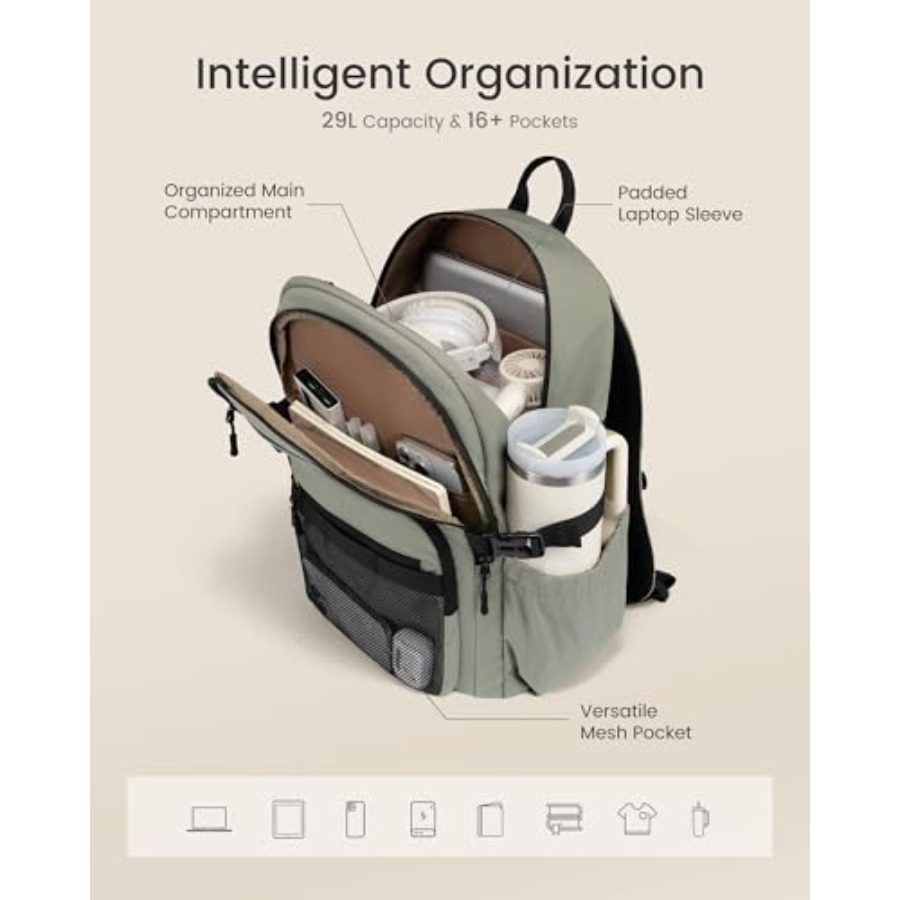 Laptop Backpack Women/Men with - Laptop Backpack 15.6 incelemesi ve fiyatı