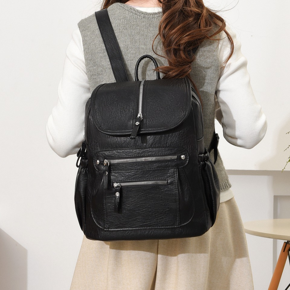Ladies Bookbag Rucksack Women  - Leather Backpack Vintage incelemesi ve fiyatı