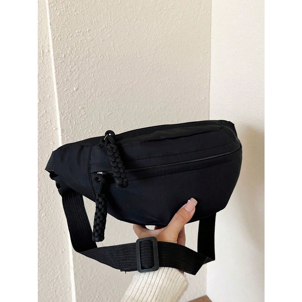 Large Capacity Nylon Chest Bag - Sling Backpack Shoulder incelemesi ve fiyatı