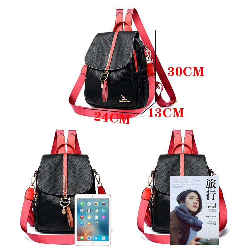 Women Large Capacity Backpack  - Leather Backpack Vintage incelemesi ve fiyatı