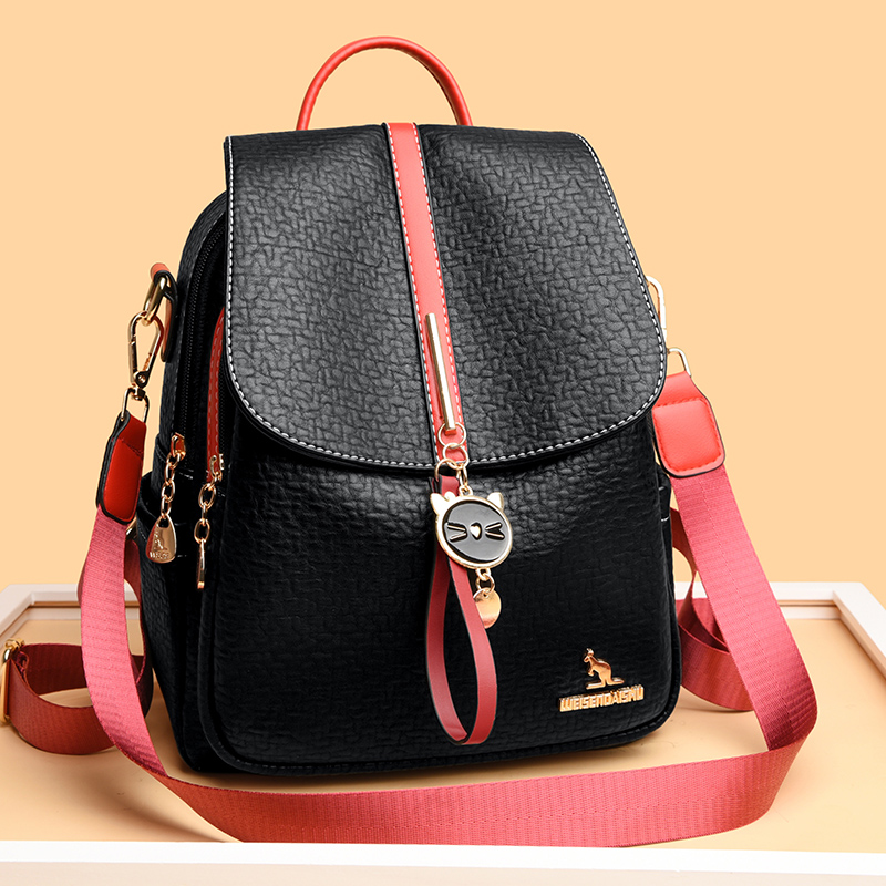 Women Large Capacity Backpack  - Leather Backpack Vintage incelemesi ve fiyatı