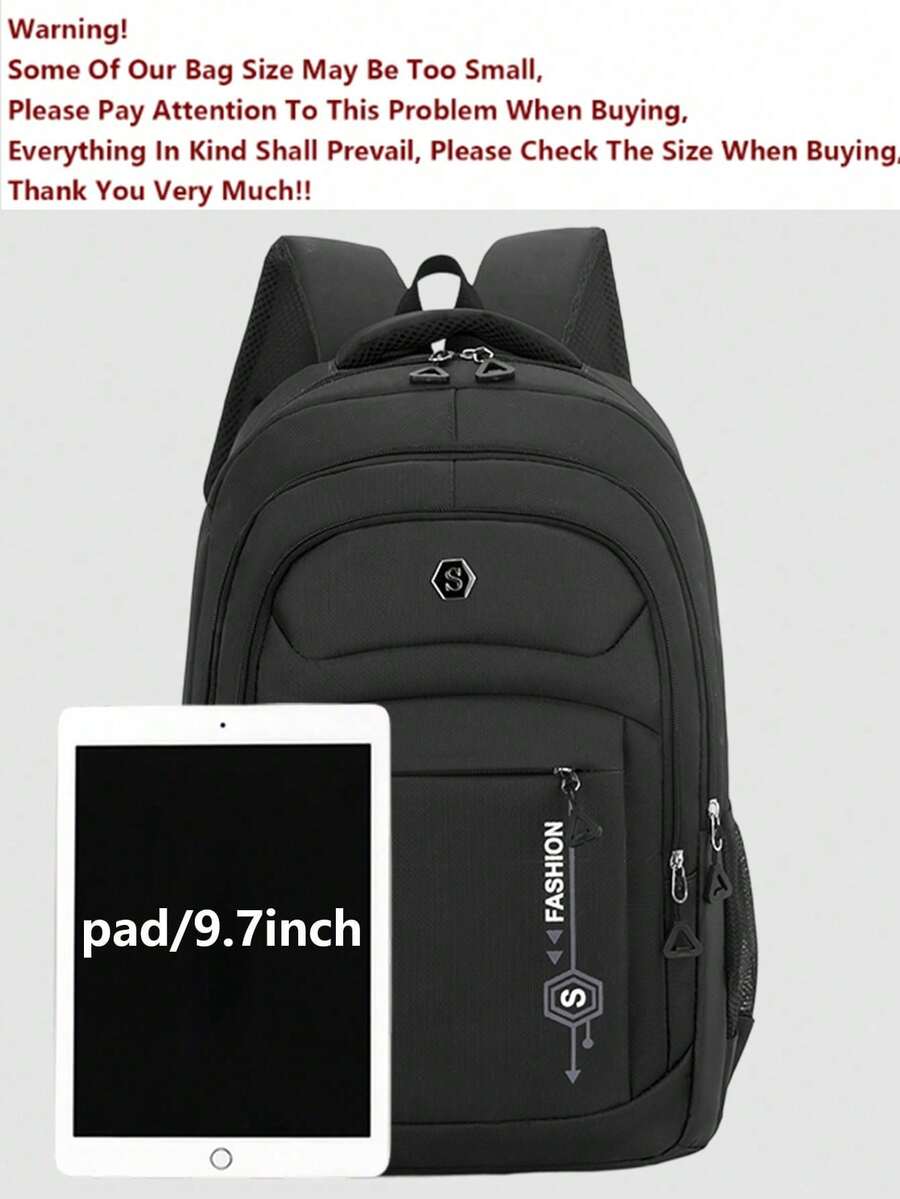 Multi-Compartment Letter Print - Laptop Backpack 15.6 incelemesi ve fiyatı