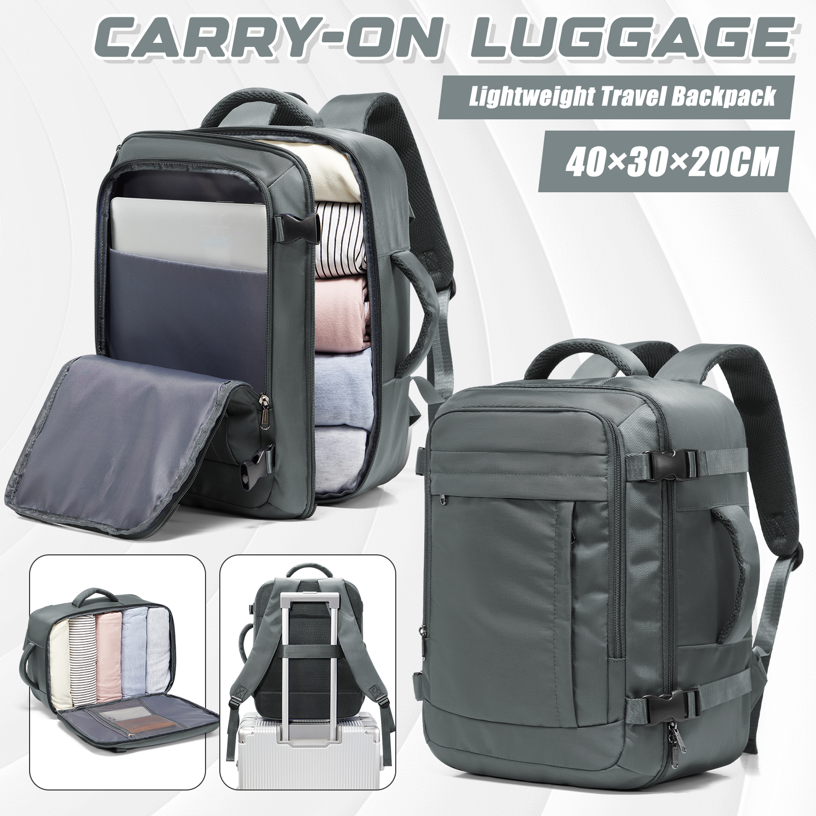 Ryanair Cabin Bags 40x30x20 Un - Canvas Backpack Casual incelemesi ve fiyatı