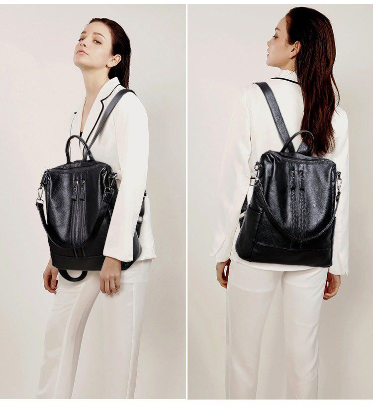 Women Soft Leather Backpack Sc - Mini Backpack Purse incelemesi ve fiyatı