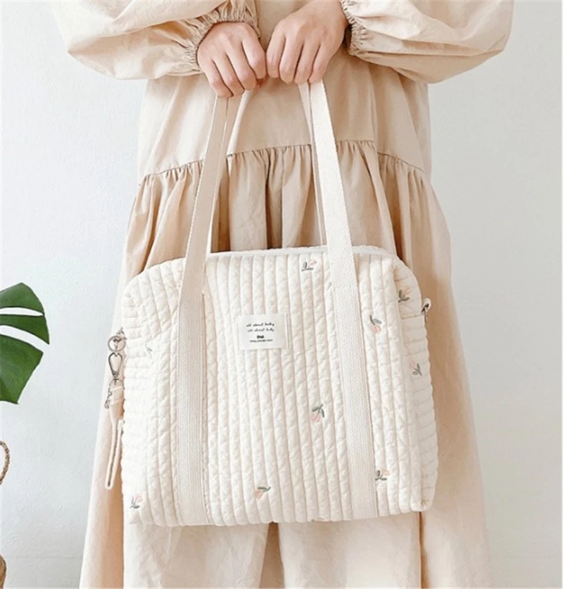 Embroidered Mommy Bag Handbag  - Backpack Diaper Bag incelemesi ve fiyatı