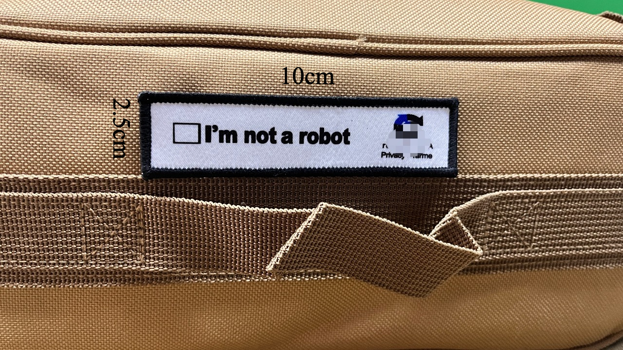 I'm Not A Robot Tactical Patch - Urban Backpack Tactical incelemesi ve fiyatı