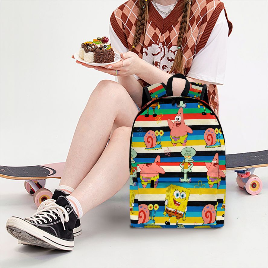SpongeBob SquarePants Striped  - School Backpack Teen incelemesi ve fiyatı