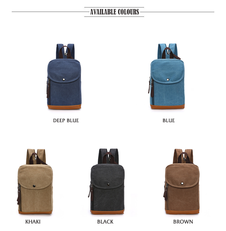 Men's Canvas Mini Backpack Men - Sling Backpack Shoulder incelemesi ve fiyatı