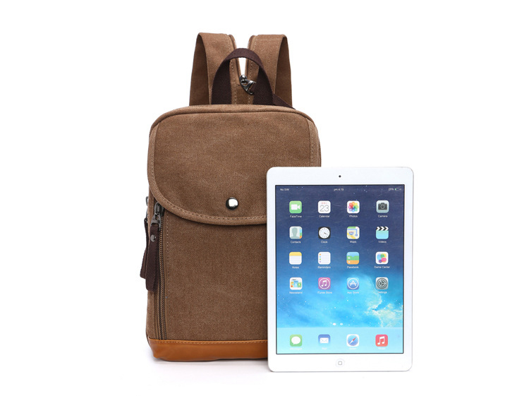 Men's Canvas Mini Backpack Men - Sling Backpack Shoulder incelemesi ve fiyatı