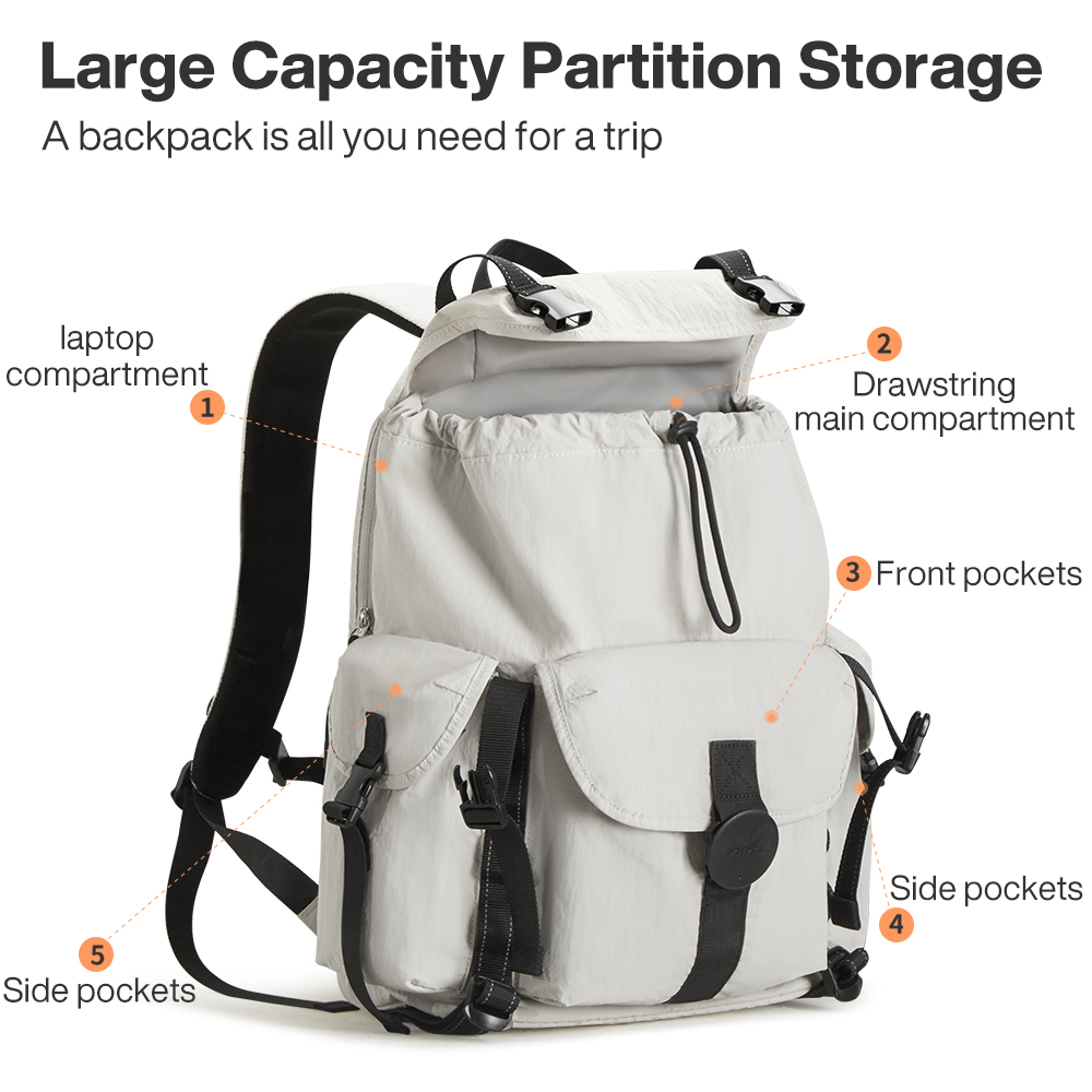 Mixi Travel Backpack 18 Inch C - Hiking Backpack Waterproof incelemesi ve fiyatı