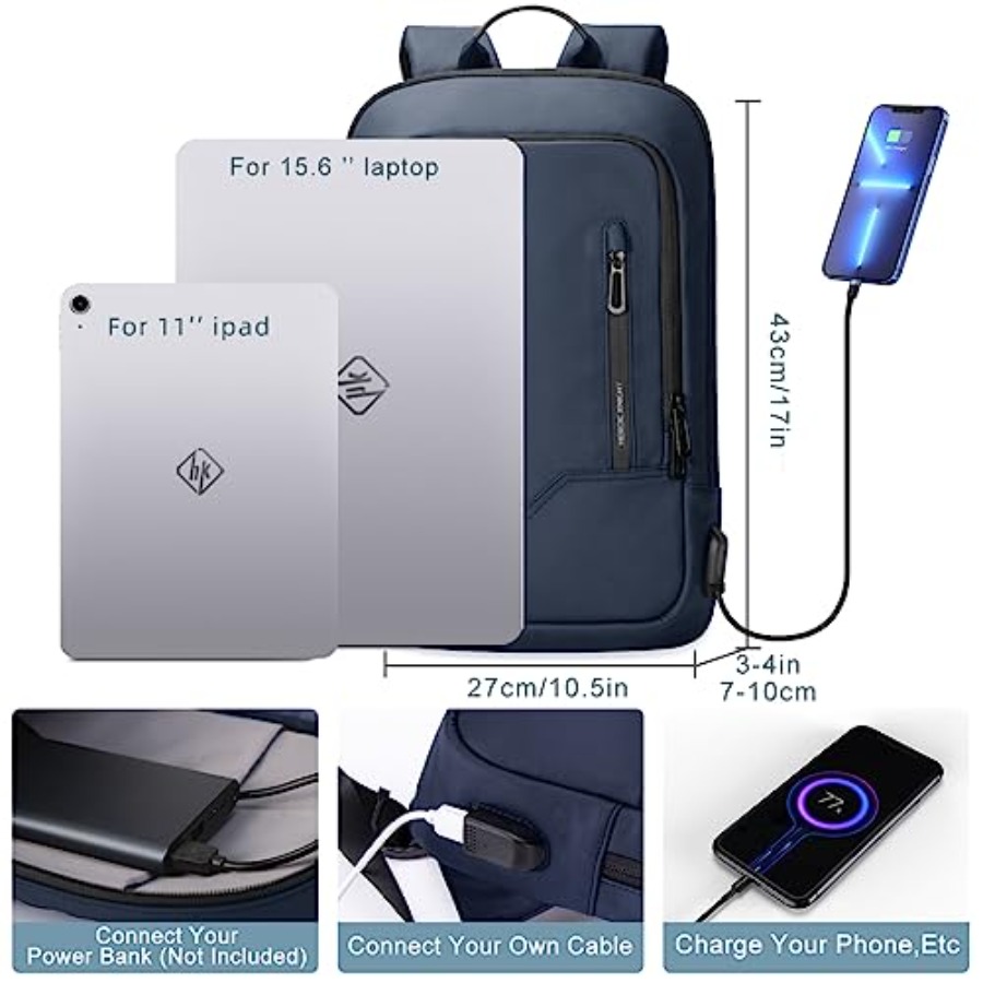 Backpack for Men Business Slim - Travel Backpack Anti Theft incelemesi ve fiyatı