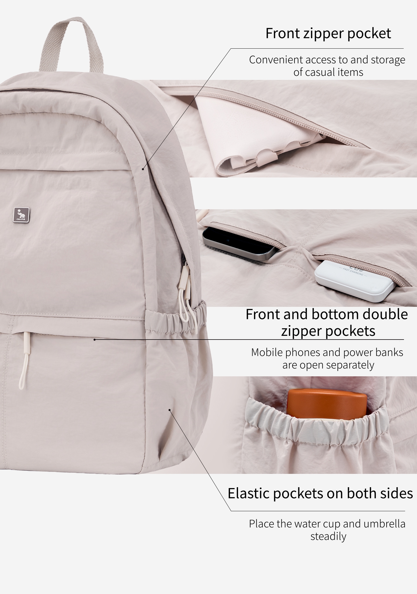 OIWAS Ultra lightweight and st - Canvas Backpack Casual incelemesi ve fiyatı