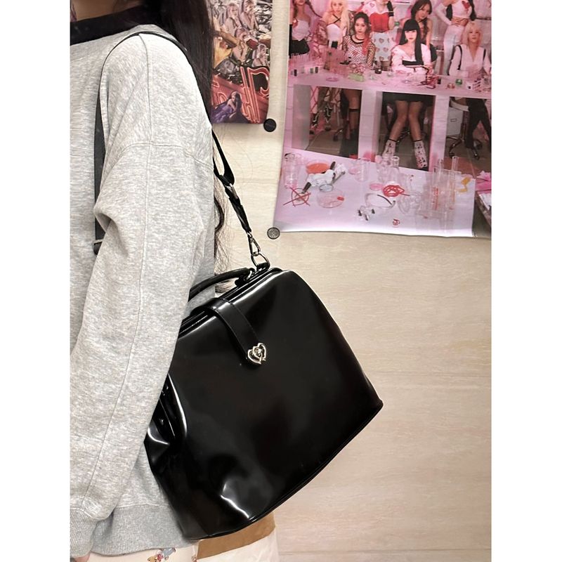 Vintage Black Y2k Mochila Wome - Leather Backpack Vintage incelemesi ve fiyatı