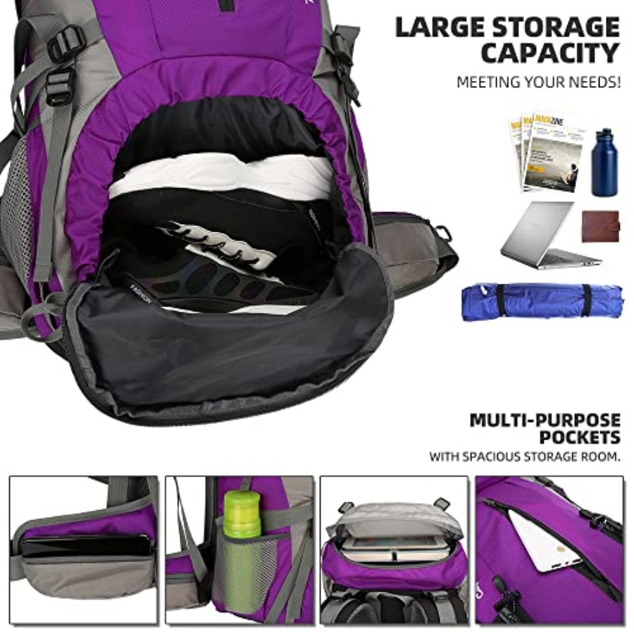 70L Hiking Backpack with Rain  - Hiking Backpack Waterproof incelemesi ve fiyatı