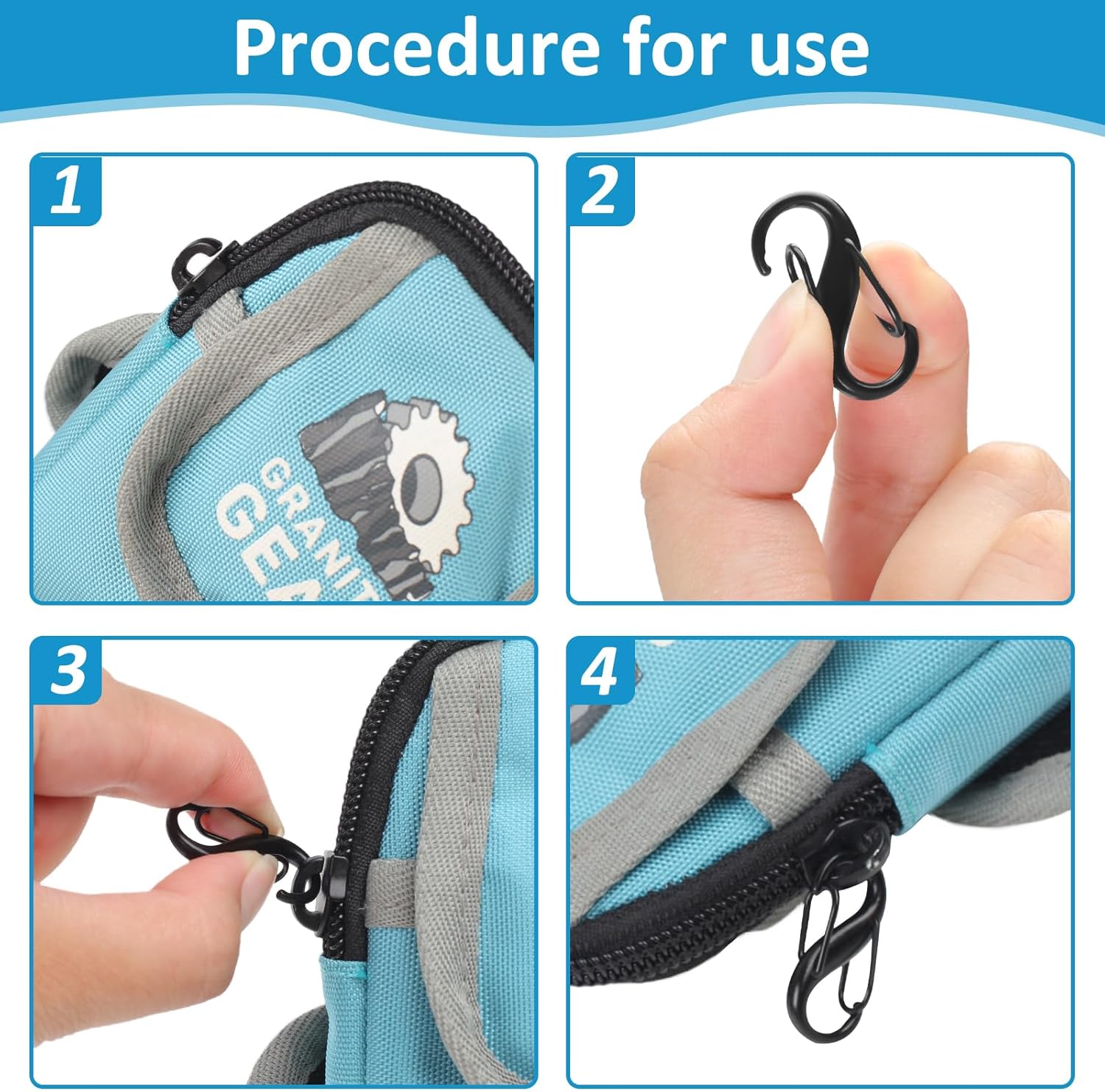 Lock Combo, Total 21PCS Clips  - Backpack Lock Combo incelemesi ve fiyatı