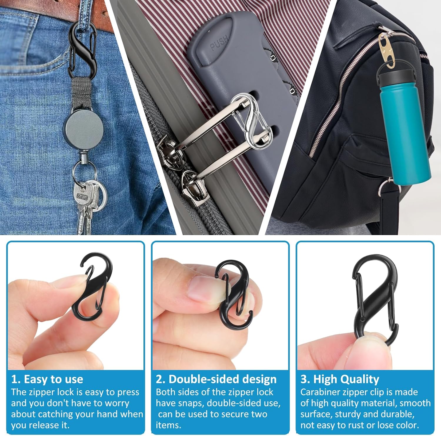 Lock Combo, Total 21PCS Clips  - Backpack Lock Combo incelemesi ve fiyatı