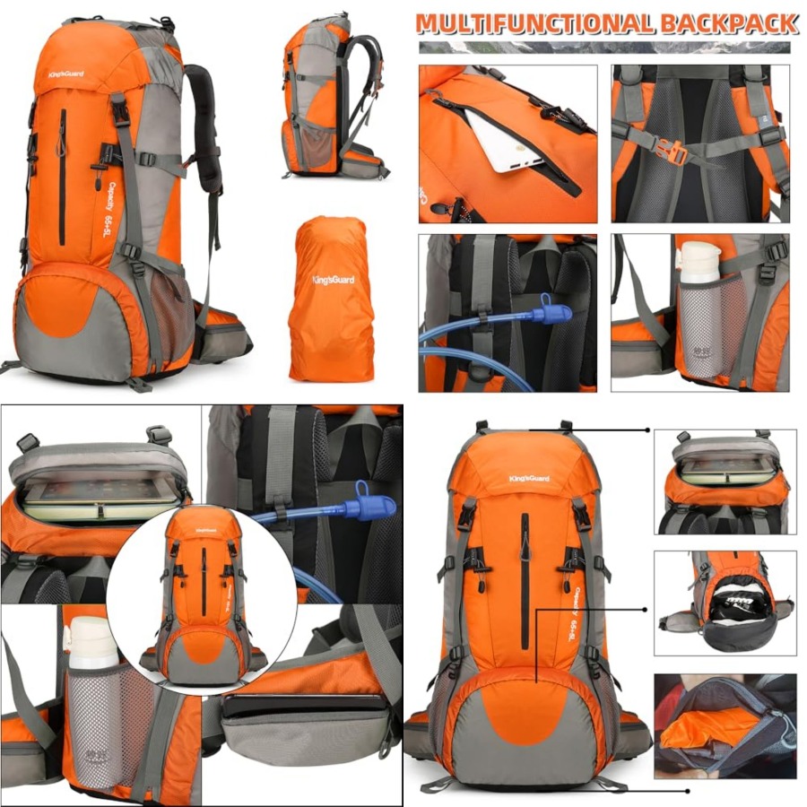 70L Hiking Backpack with Rain  - Hiking Backpack Waterproof incelemesi ve fiyatı