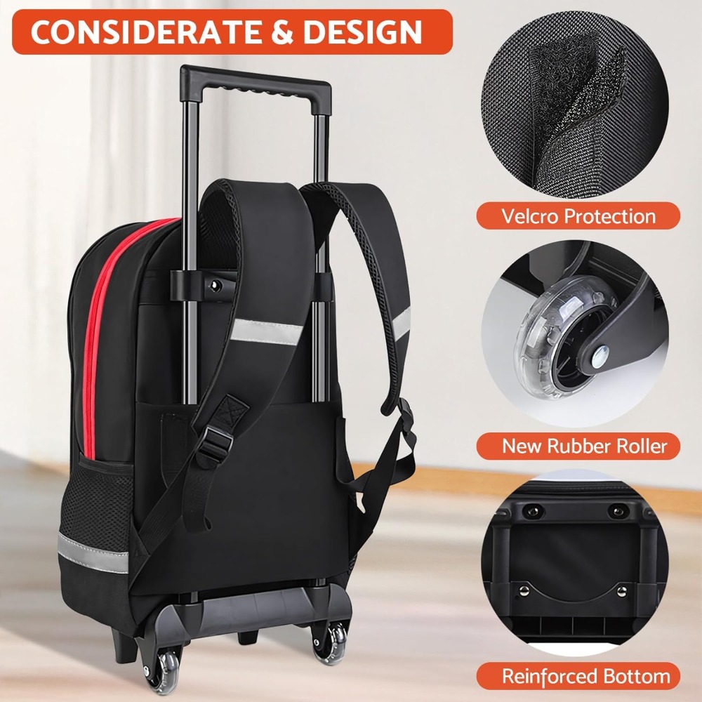 3PCS Kids Rolling Backpack for - School Backpack Teen incelemesi ve fiyatı