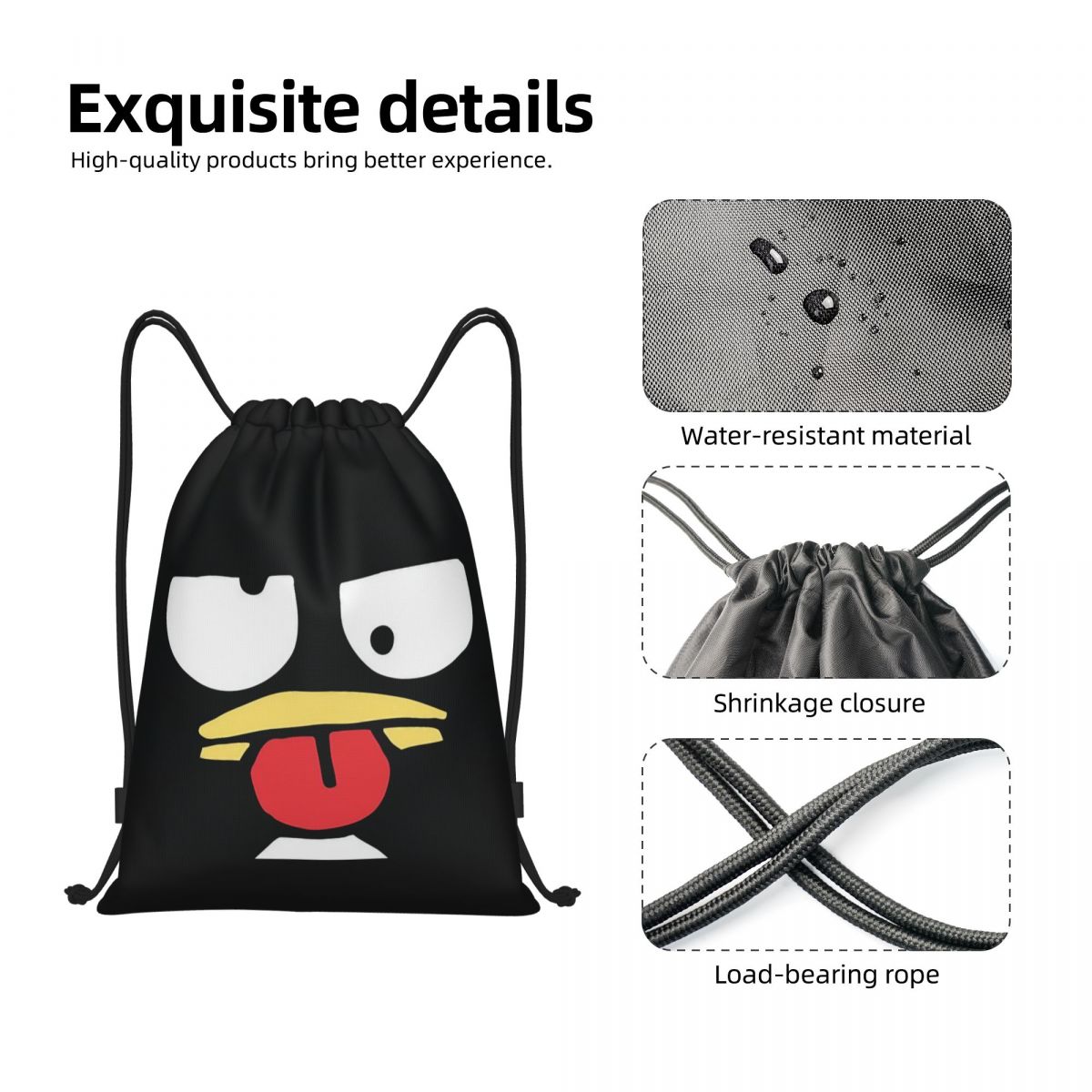 Badtzs Marus  Penguin Drawstri - Drawstring Gym Bag incelemesi ve fiyatı