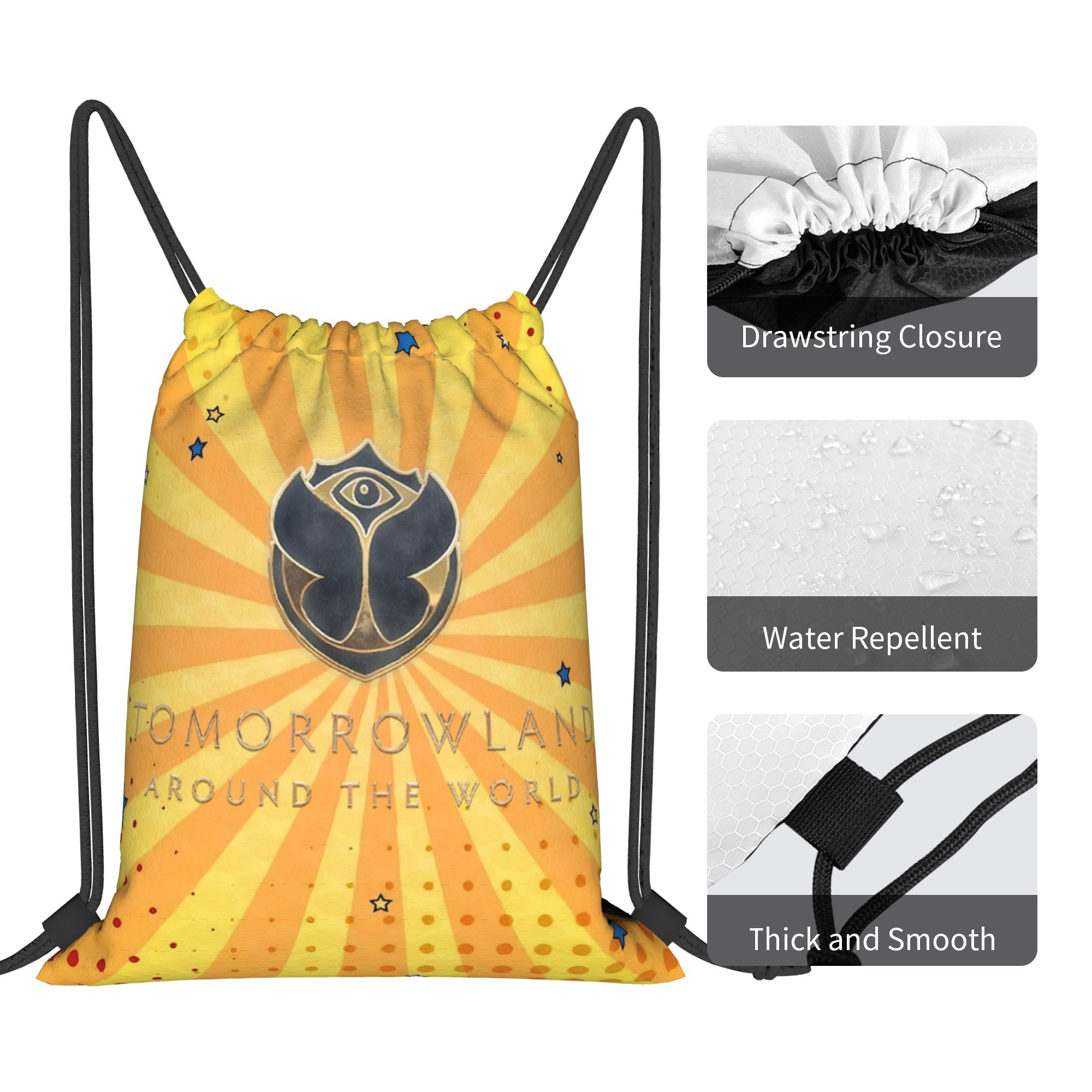 Tomorrowlands Festival Music D - Drawstring Gym Bag incelemesi ve fiyatı