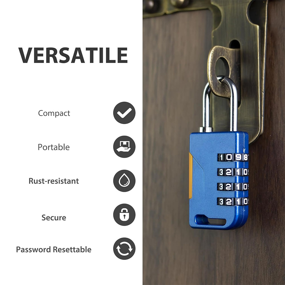 4 Digit Combination Padlock wi - Travel Backpack Anti Theft incelemesi ve fiyatı