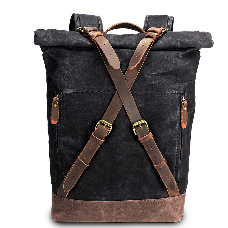 Retro Canvas Leather Backpacks - Leather Backpack Vintage incelemesi ve fiyatı