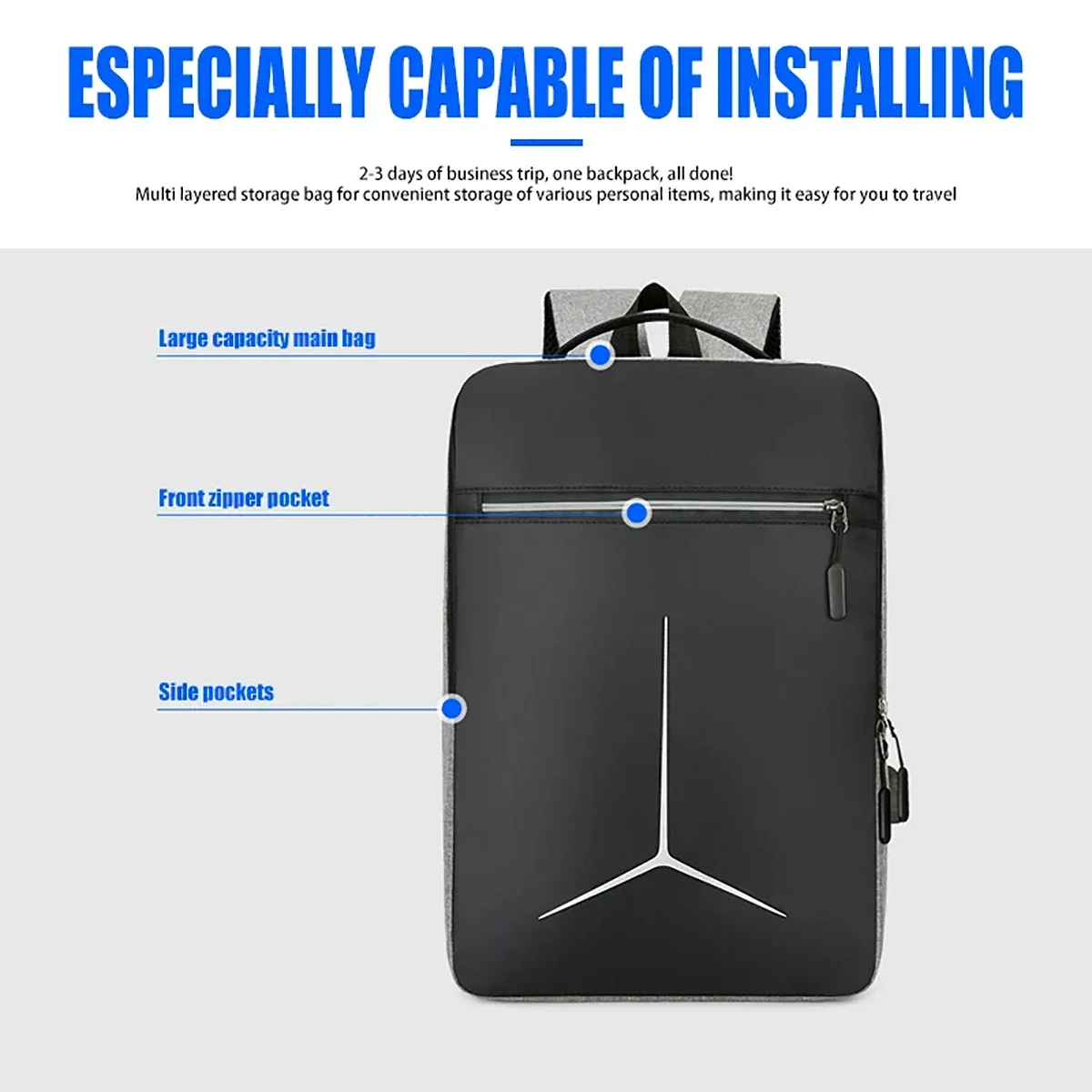 Fashion Anti Theft USB Waterpr - Travel Backpack Anti Theft incelemesi ve fiyatı